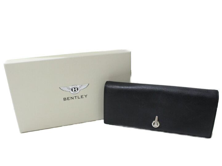 楽天市場】【箱あり】BENTLEY ベントレー 長財布 ウォレット ブラック 