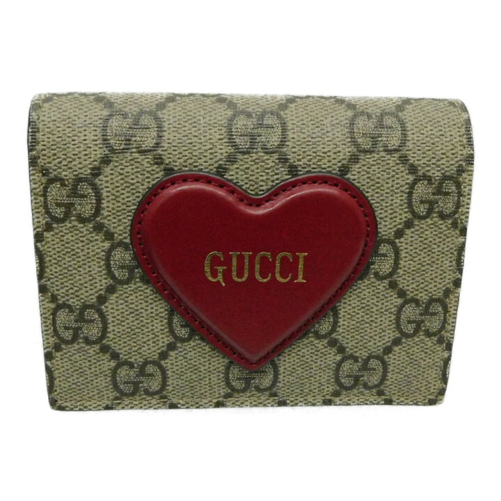 楽天市場】GUCCI グッチ ハートモチーフミニウォレット 648848 GG  