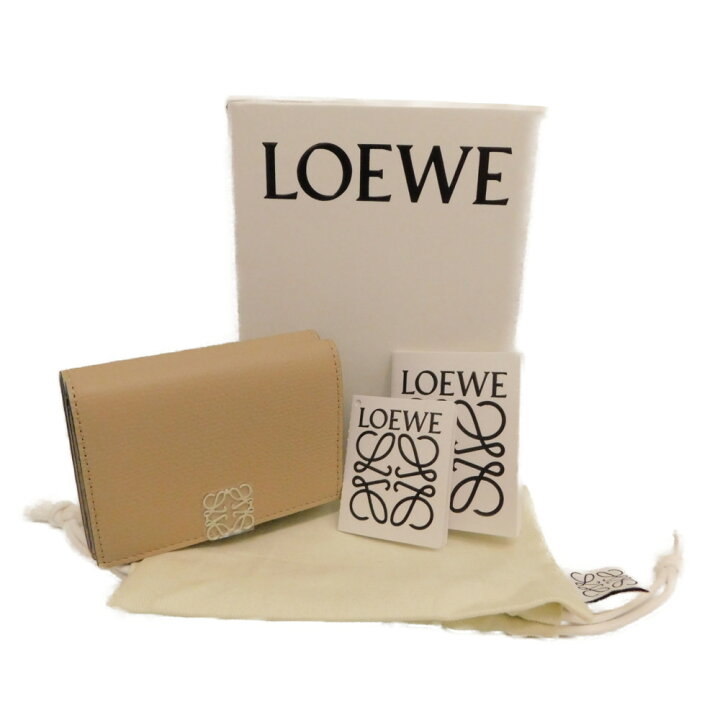 楽天市場】LOEWE ロエベ アナグラムトライフォールドウォレット  