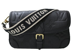 【箱・布袋・紙袋あり】LOUIS VUITTON　ルイヴィトン　ディアヌ　M46386　ショルダーバッグ　モノグラム・アンプラント　ノワール　ブラック　黒　レディース　ギフト　プレゼント包装可【中古】松前R56号店
