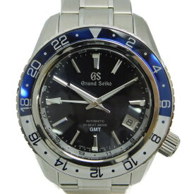 GrandSeiko グランドセイコー　SBGJ237　スポーツコレクション メカニカルハイビートGMT　SS ステンレススチール　44mm　機械式　自動巻き　20気圧防水　日付表示　デイト　ブルー文字盤　メンズ　プレゼント包装可　腕時計【中古】 新居浜店