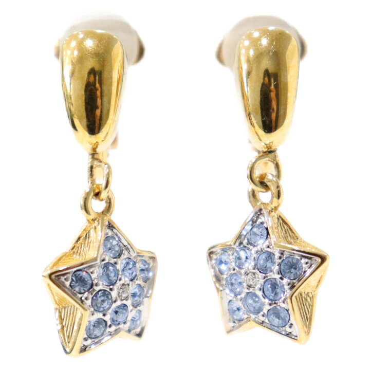 楽天市場】SWAROVSKI スワロフスキー スターイヤリング ゴールド 星 