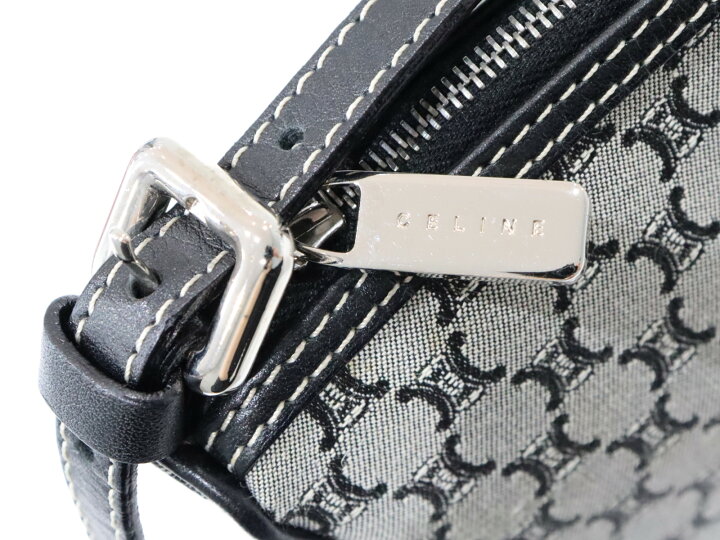 楽天市場】CELINE セリーヌ マカダム ワンハンドルハンドバッグ ミニ  