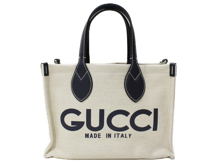 楽天市場】GUCCI グッチ GUCCIプリントミニトートバッグ 日本限定 