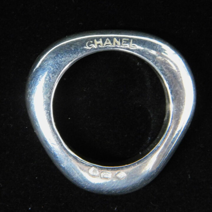 楽天市場】CHANEL シャネル ヴィンテージ3連リング 指輪 925 シルバー 