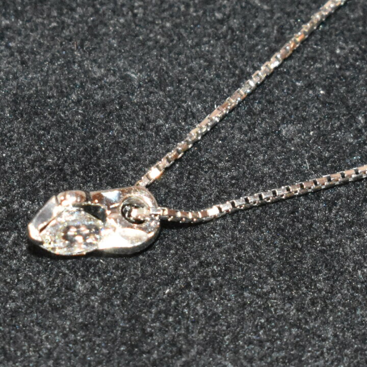 楽天市場】一粒ダイヤネックレス Pt850、D0.404ct 2.6gペンダント 1P 
