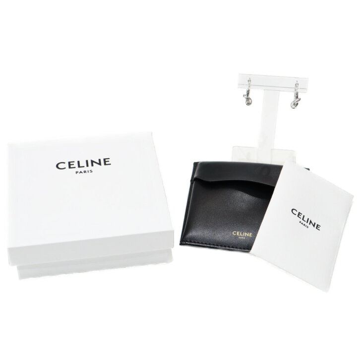 楽天市場】【箱・ケースあり】CELINE セリーヌ ノットスモールフープ  