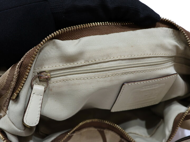 楽天市場】【布袋あり】COACH コーチ シグネチャーショルダーバッグ  