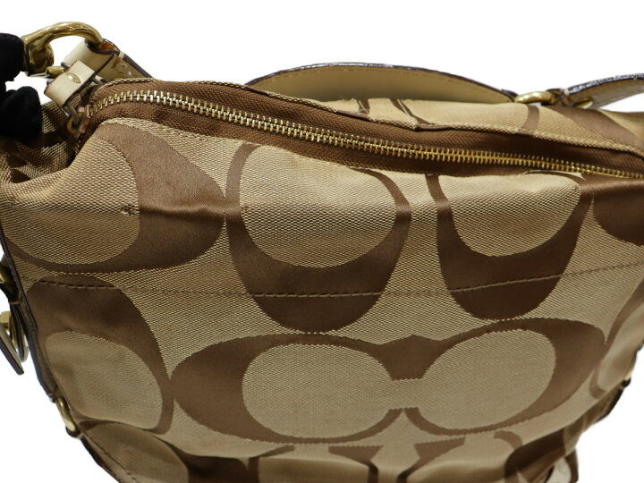 楽天市場】【布袋あり】COACH コーチ シグネチャーショルダーバッグ  