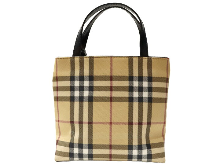 楽天市場】【布袋あり】BURBERRY バーバリー ノバチェックハンドバッグ  