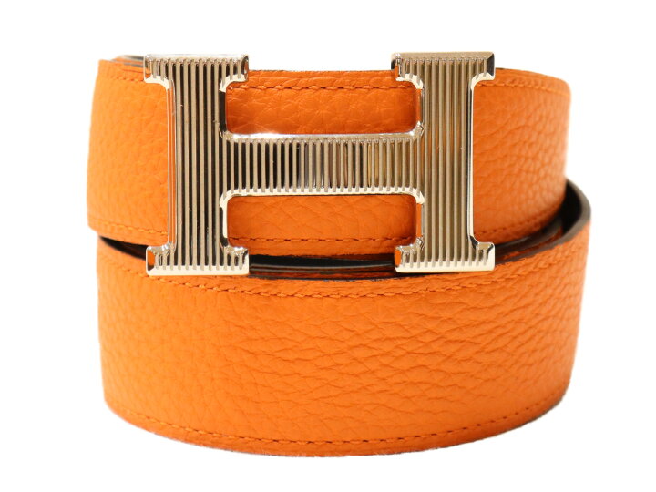 楽天市場】【箱あり】HERMES エルメス Hストリエリバーシブルベルト 