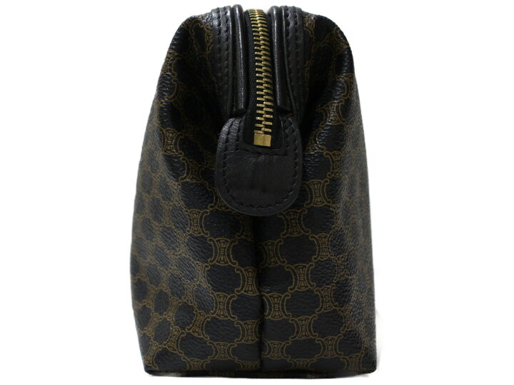 楽天市場】CELINE セリーヌ マカダム柄ポーチ MC98/1 PVCレザー 
