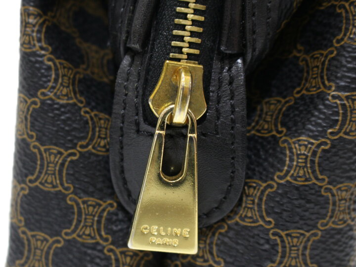 楽天市場】CELINE セリーヌ マカダム柄ポーチ MC98/1 PVCレザー 