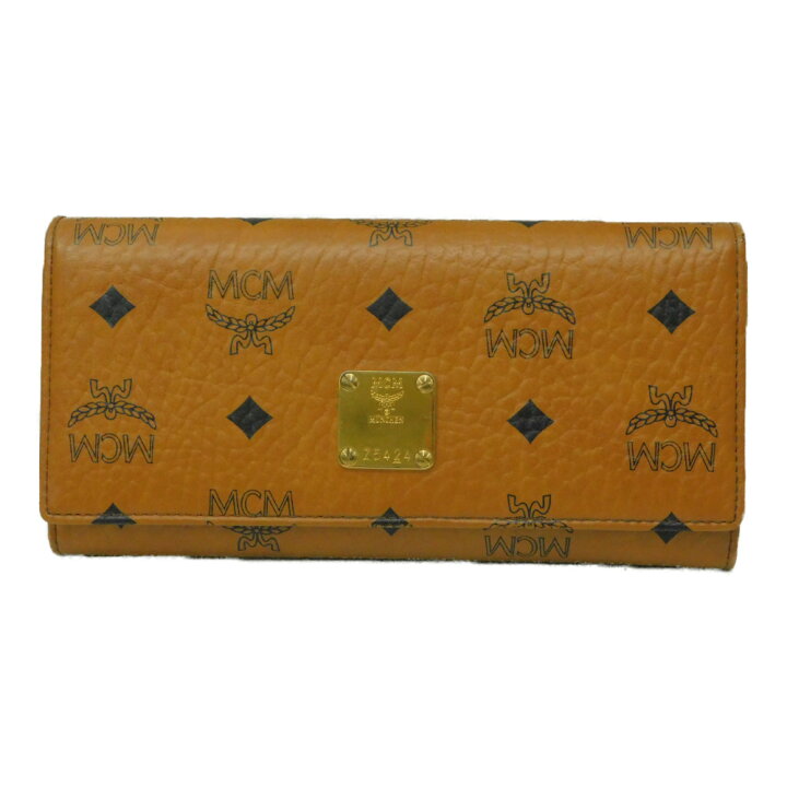 楽天市場】 MCM エムシーエム 3つ折り ウォレット 3つ折り財布 長財布  