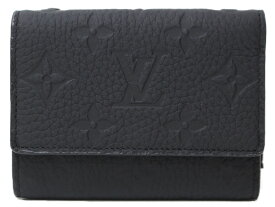 【箱・布袋あり】LOUIS VUITTON　ルイヴィトン　ポルトフォイユ・パイロット　M82556　折りたたみ財布　コンパクトウォレット　モノグラム・トリヨン　ブラック　黒　シンプル　メンズ　ギフト　プレゼント包装可【中古】松前R56号店