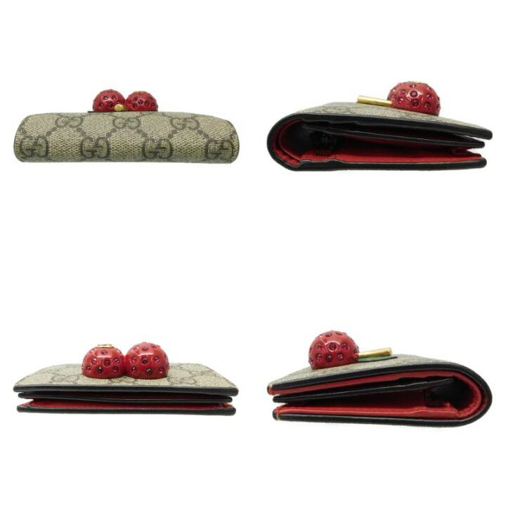 楽天市場】GUCCI グッチ チェリーコンパクトウォレット 476050  