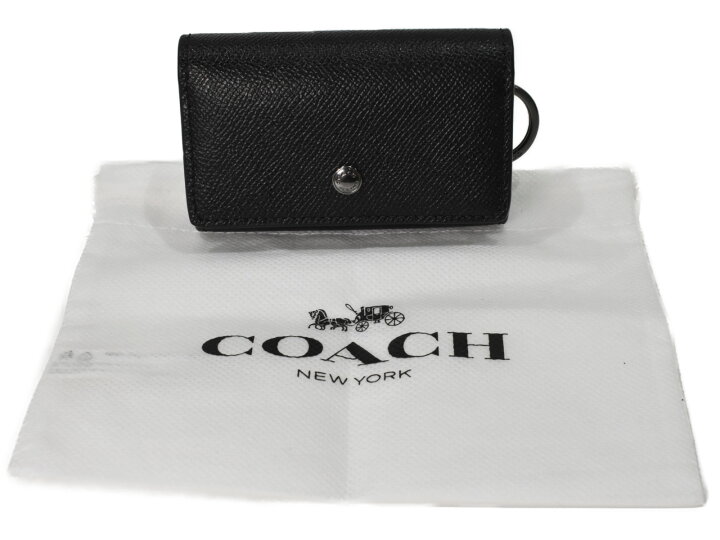 楽天市場】【布袋あり】COACH コーチ 5 リング キーケース 73992 キー 