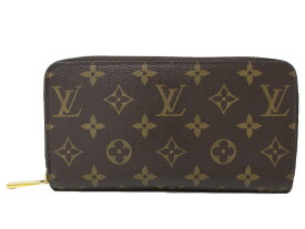 【箱・布袋あり】LOUIS VUITTON　ルイヴィトン　ジッピーウォレット　M42616　長財布　ロングウォレット　モノグラム　ブラウン　シンプル　メンズ　レディース　ユニセックス　ギフト　プレゼント包装可【中古】松前R56号店