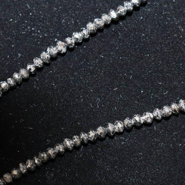 楽天市場】ブラックダイヤモンドネックレス 30ct K18WG ホワイト 