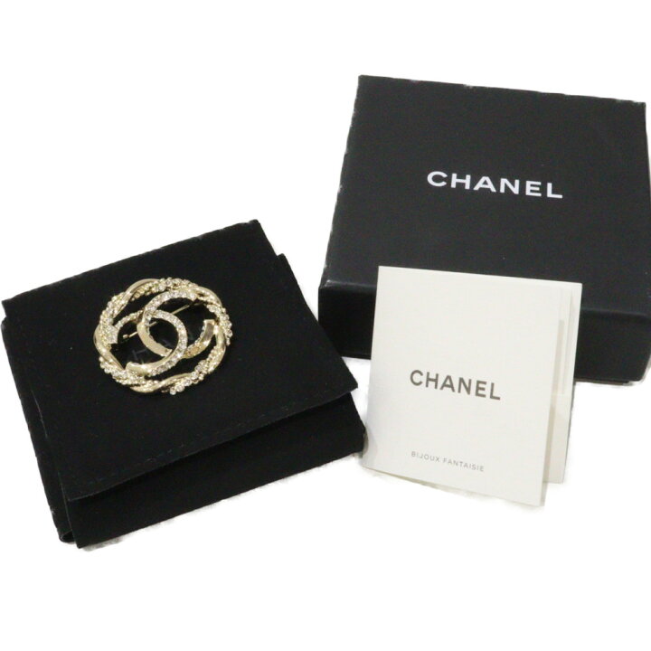 楽天市場】【箱・布袋付】CHANEL シャネル ブローチ ココマーク AB213 