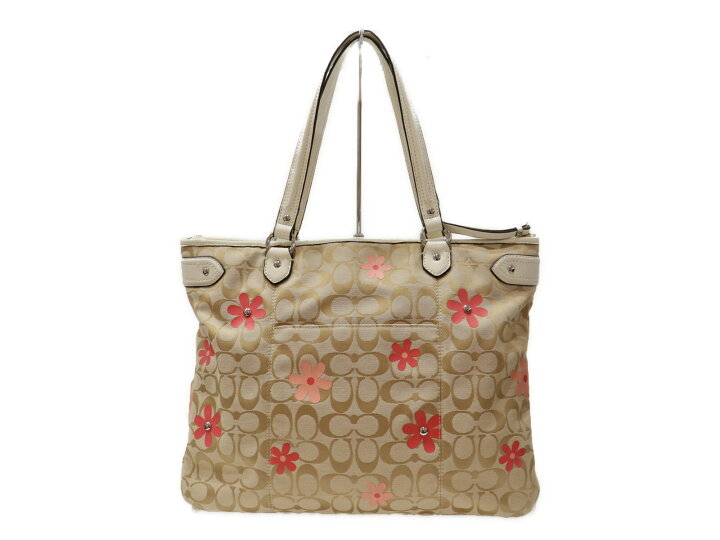 楽天市場】COACH コーチ フラワーシグネチャートートバッグ F29703 