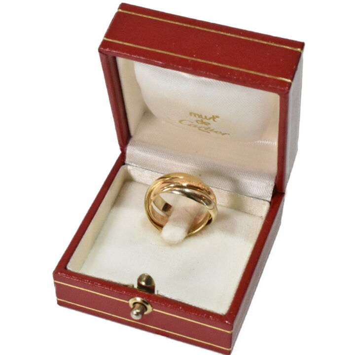 楽天市場】【箱あり】Cartier カルティエ トリニティリング 750 