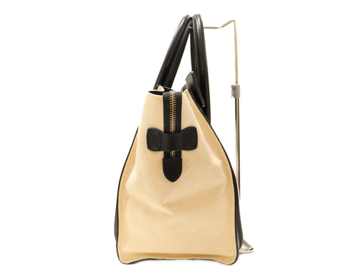 楽天市場】CELINE セリーヌ ラゲージミニ キャンバス×レザー ベージュ  