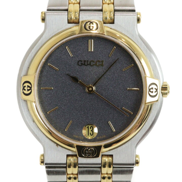 楽天市場】【電池交換済】GUCCI グッチ 9000M クオーツ デイト SS 
