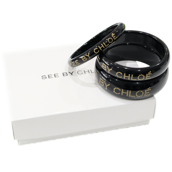 楽天市場】【箱あり】See by Chloe シーバイクロエ バングル3本セット  