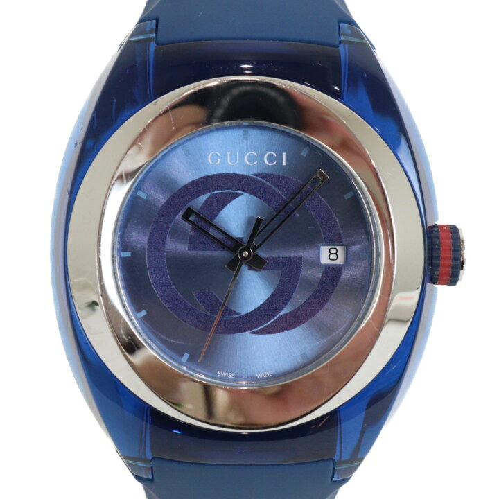 楽天市場】【販売証明書付】GUCCI グッチ シンク YA137104A クオーツ 