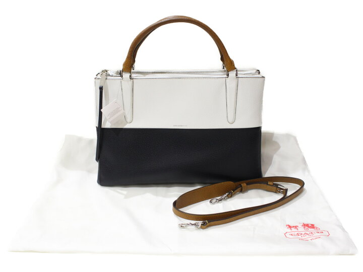 楽天市場】【布袋あり】COACH コーチ バイカラー2WAYバッグ 30383  