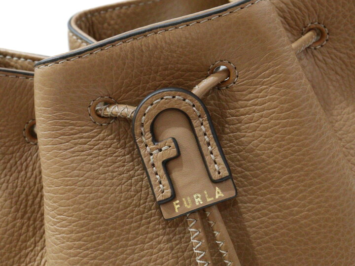 楽天市場】【布袋あり】FURLA フルラ 巾着レザーバッグ レザー  