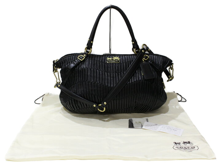 楽天市場】【布袋あり】COACH コーチ マディソンギャザー ソフィア  