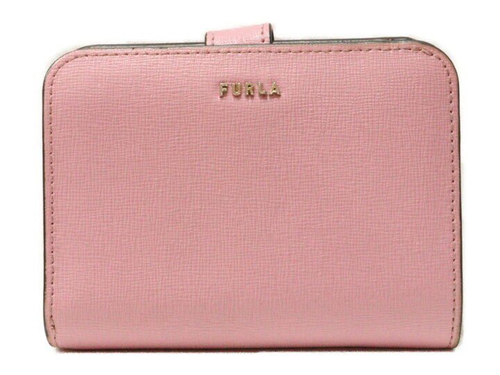 楽天市場】【箱・布袋あり】FURLA フルラ 2つ折り財布 ピンク ゴールド  