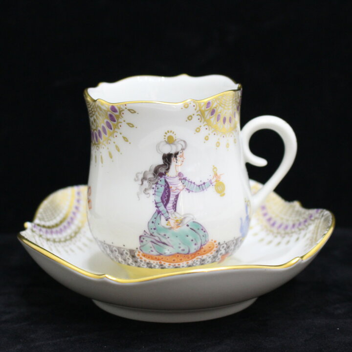 楽天市場】MEISSEN マイセン アラビアンナイト 千夜一夜物語 カップ 