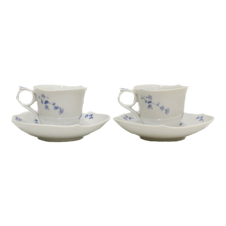 楽天市場】MEISSEN マイセン 青い花 コーヒー ペアカップ&ソーサー 2客 