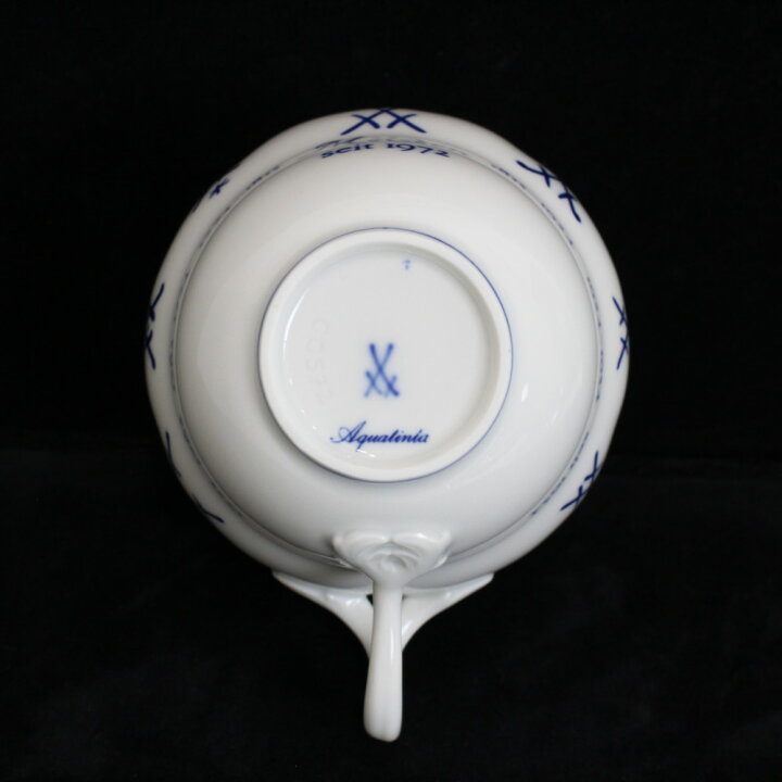 美品 MEISSEN マイセン 300周年 双剣マーク アクアティンタ（Aquatinta  