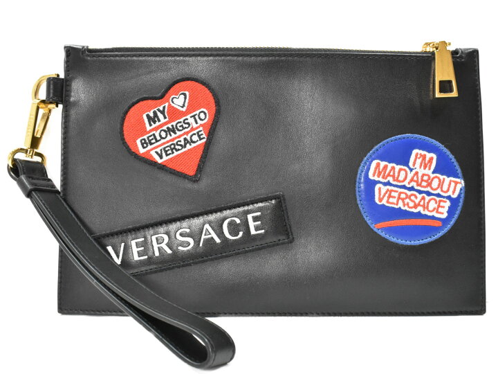 楽天市場】VERSACE ヴェルサーチェ レザークラッチバッグ セカンド 