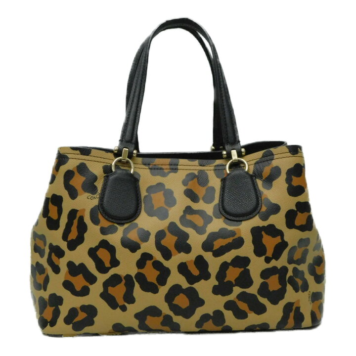 楽天市場】COACH コーチ 34773 バッグ ハンドバッグ レオパード柄 