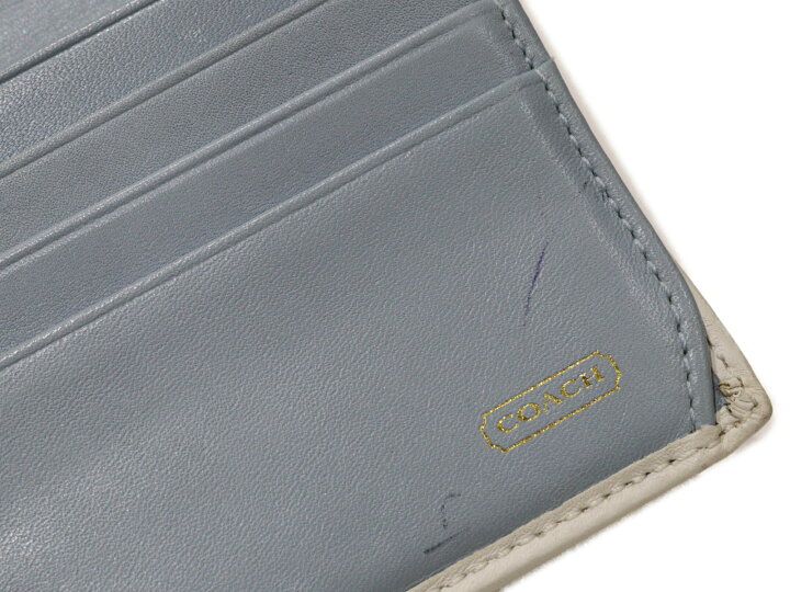 楽天市場】COACH コーチ ハンプトンズ シグネチャー スリム 