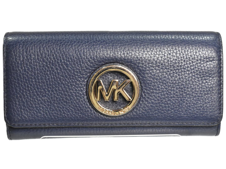 楽天市場】MICHAEL KORS マイケルコース 長財布 ネイビー 紺色 ロング 