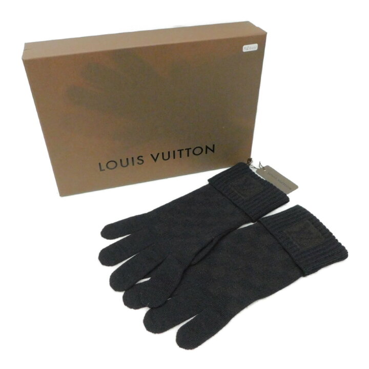 楽天市場】【中古】LOUIS VUITTON ルイヴィトン 手袋 M58333 ブラック 