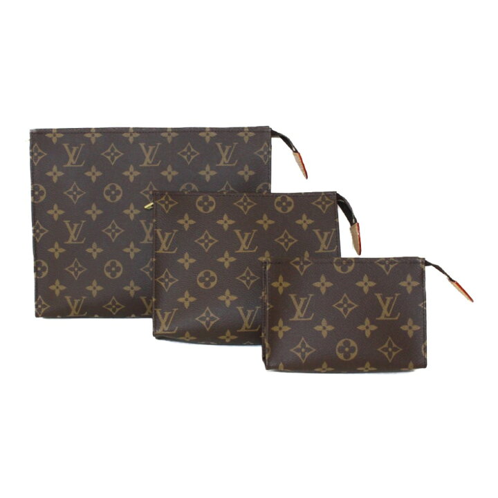 楽天市場】LOUIS VUITTON ルイヴィトン セット 3 ポッシュ・トワレ 