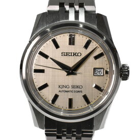 【箱・保証書有り】KING SEIKO　キングセイコー　SDKS015　セイコーウォッチサロン専用モデル　6R55　自動巻き　ステンレススチール　SS　2023年購入　シンプル　ビジネス　ギフト　メンズ　腕時計【中古】松山久万ノ台店