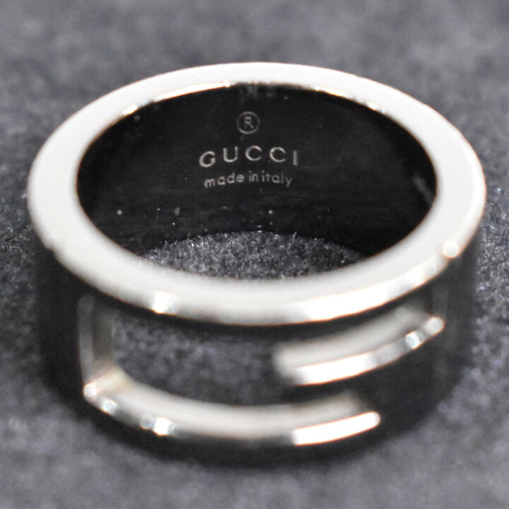 楽天市場】【箱・布袋あり】GUCCI グッチ ブランデッドGリング 