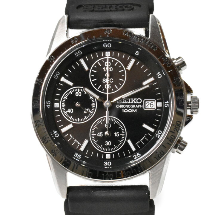楽天市場】【箱・保証書有り】SEIKO セイコー クオーツ腕時計 クロノ 