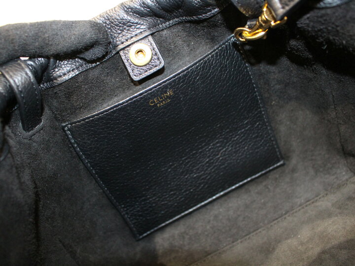 楽天市場】【布袋あり】CELINE セリーヌ スモールカバ ドロー 