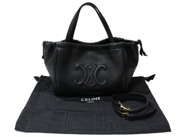 楽天市場】【布袋あり】CELINE セリーヌ スモールカバ ドロー  
