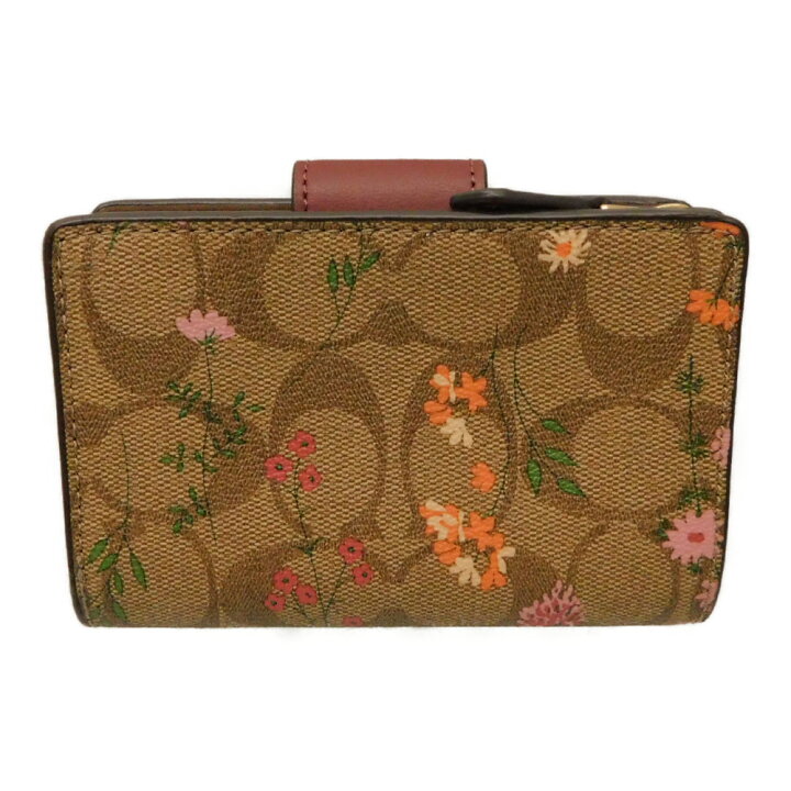 楽天市場】【布袋つき】COACH コーチ 2つ折り財布 コンパクト 