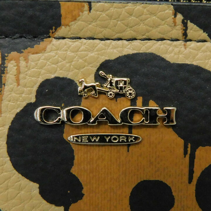 楽天市場】COACH コーチ レオパード柄 2WAYショルダーバッグ ベージュ 